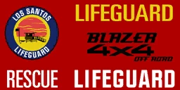 Nagasaki Blazer Lifeguard livery 1 template