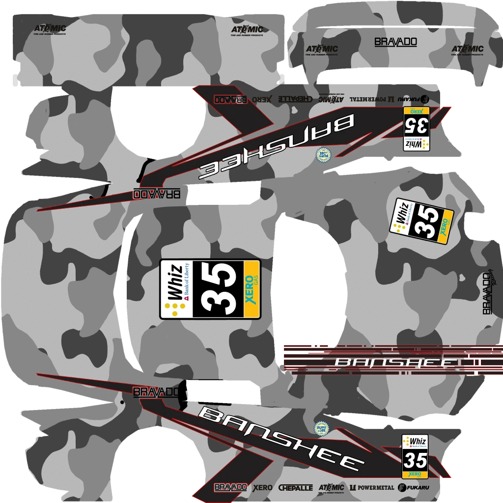 Bravado Banshee 900R livery 8 template