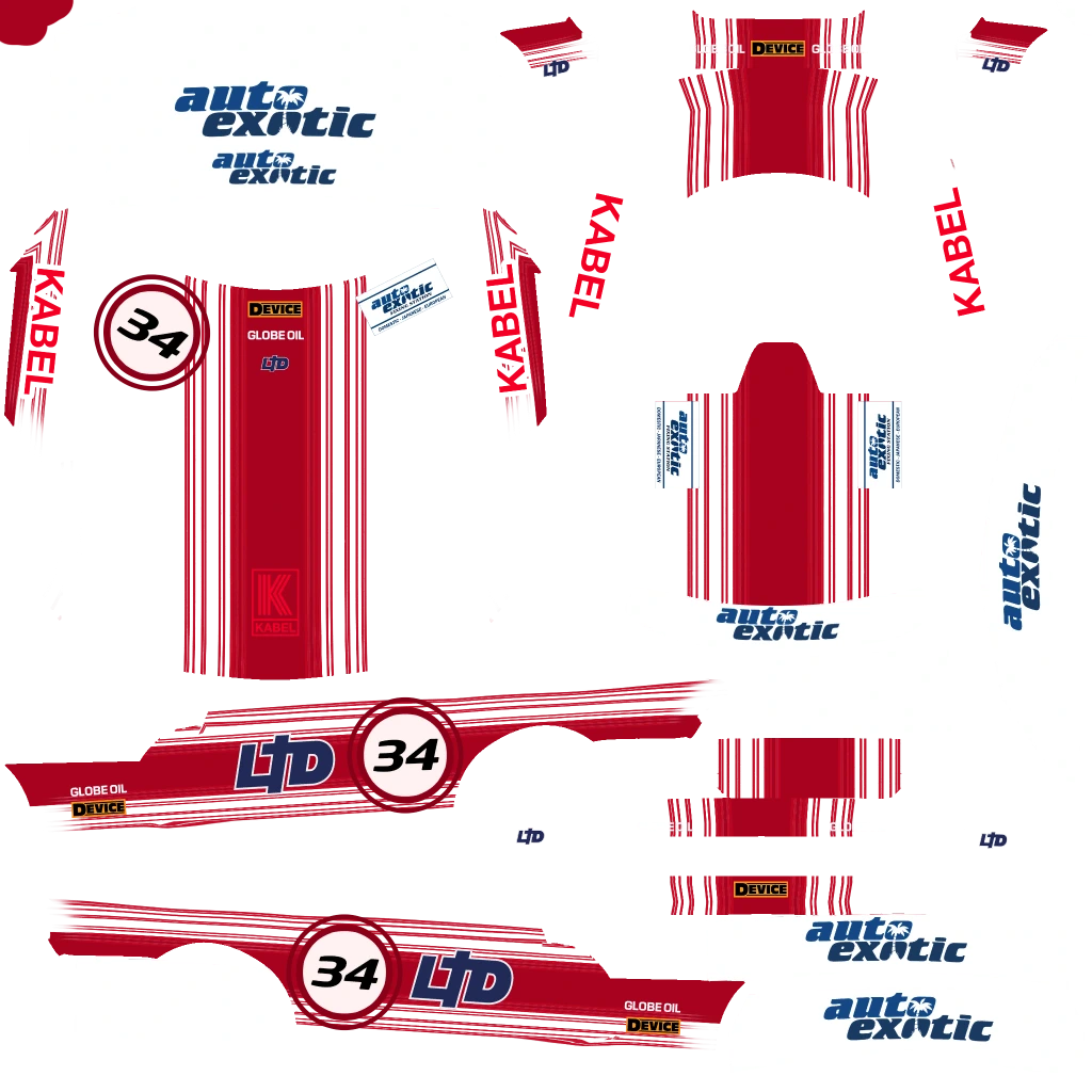 Bravado Banshee GTS livery 10 template