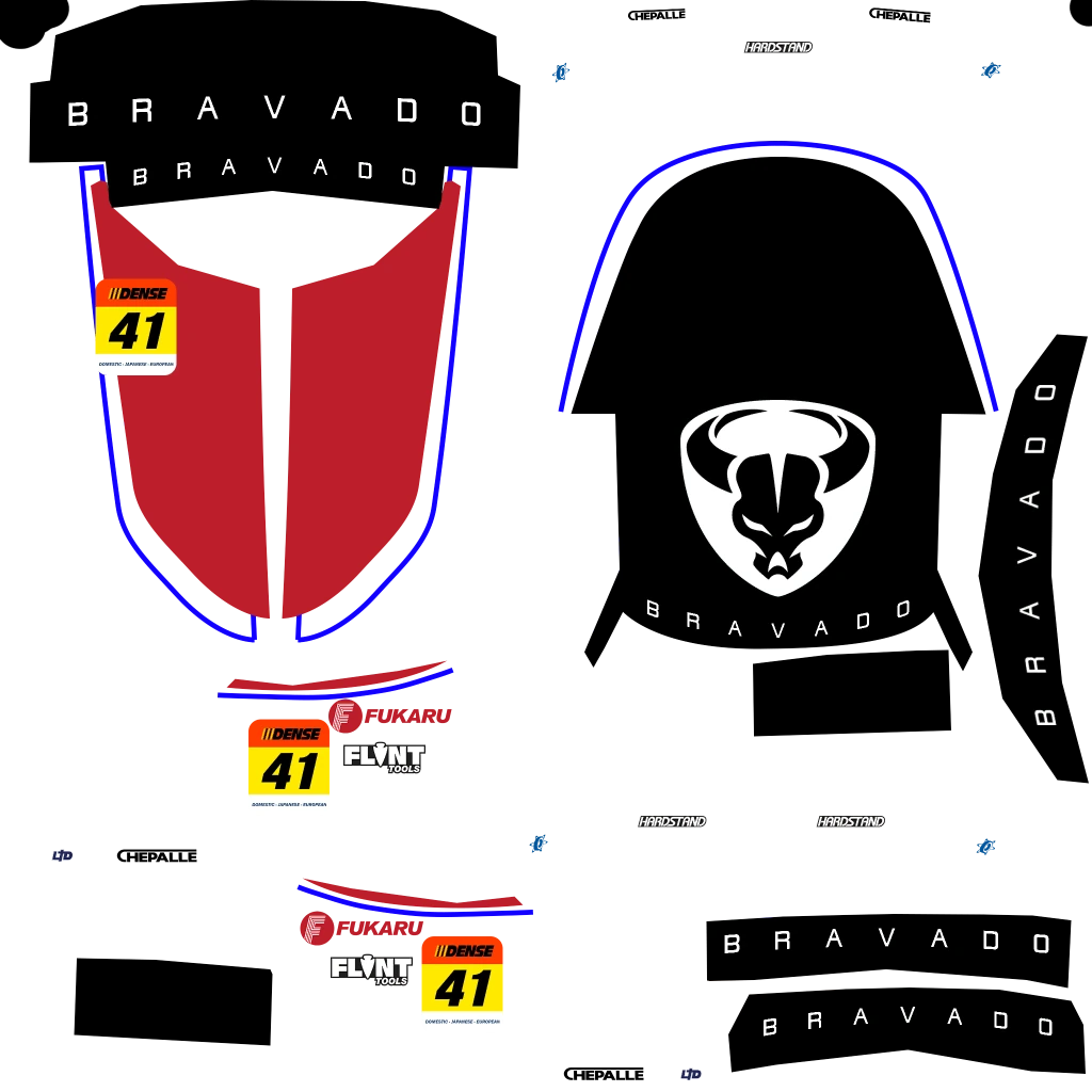 Bravado Banshee GTS livery 7 template