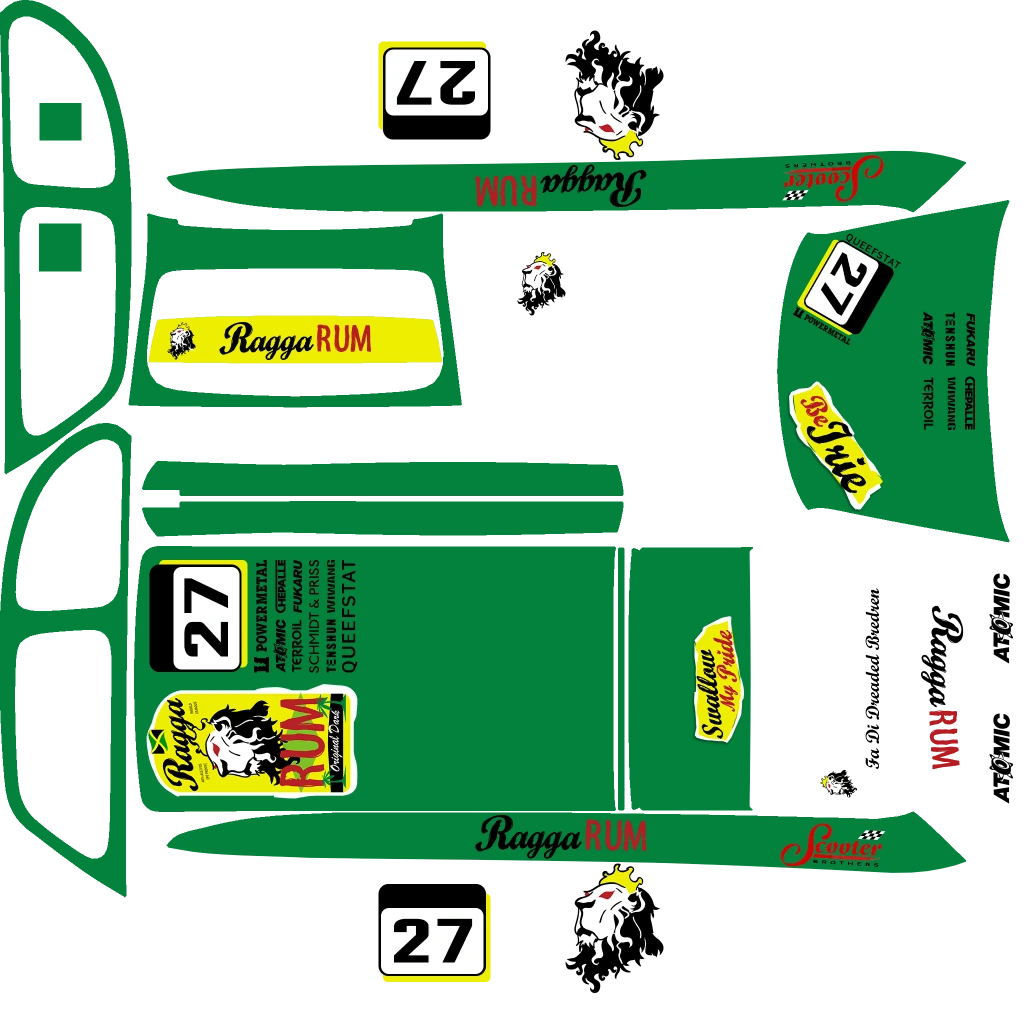 Grotti Brioso 300 Widebody livery 14 template