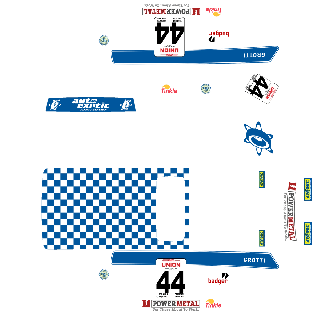 Grotti Brioso 300 Widebody livery 15 template