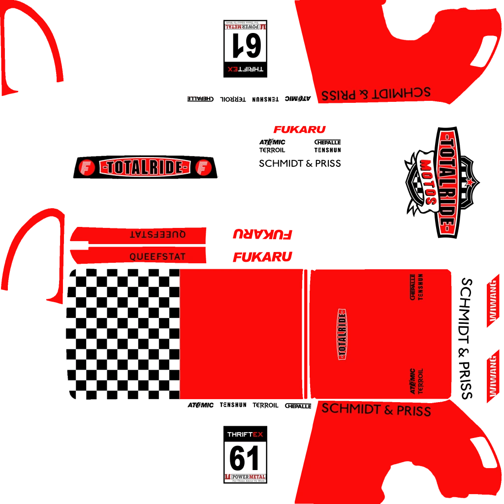 Grotti Brioso 300 Widebody livery 16 template