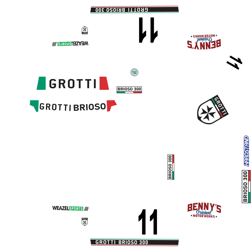 Grotti Brioso 300 Widebody livery 8 template