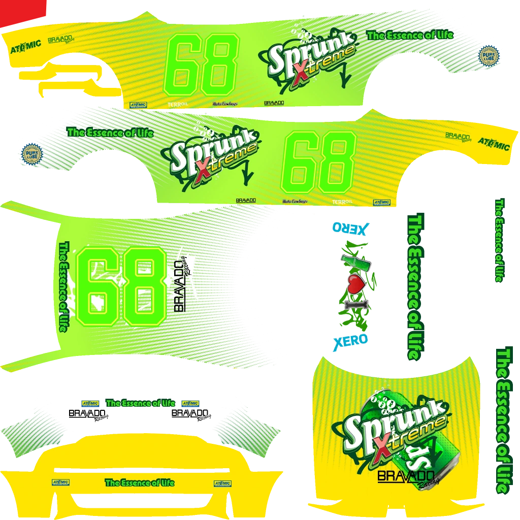 Bravado Buffalo EVX livery 10 template