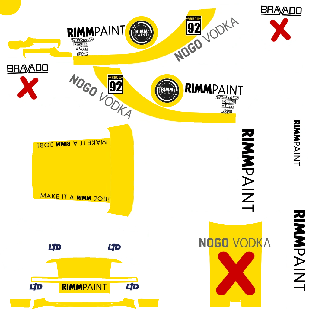 Bravado Buffalo EVX livery 9 template