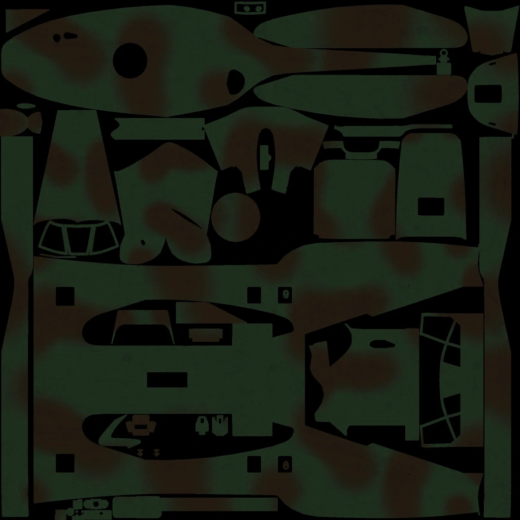 Buckingham DH-7 Iron Mule livery 8 template