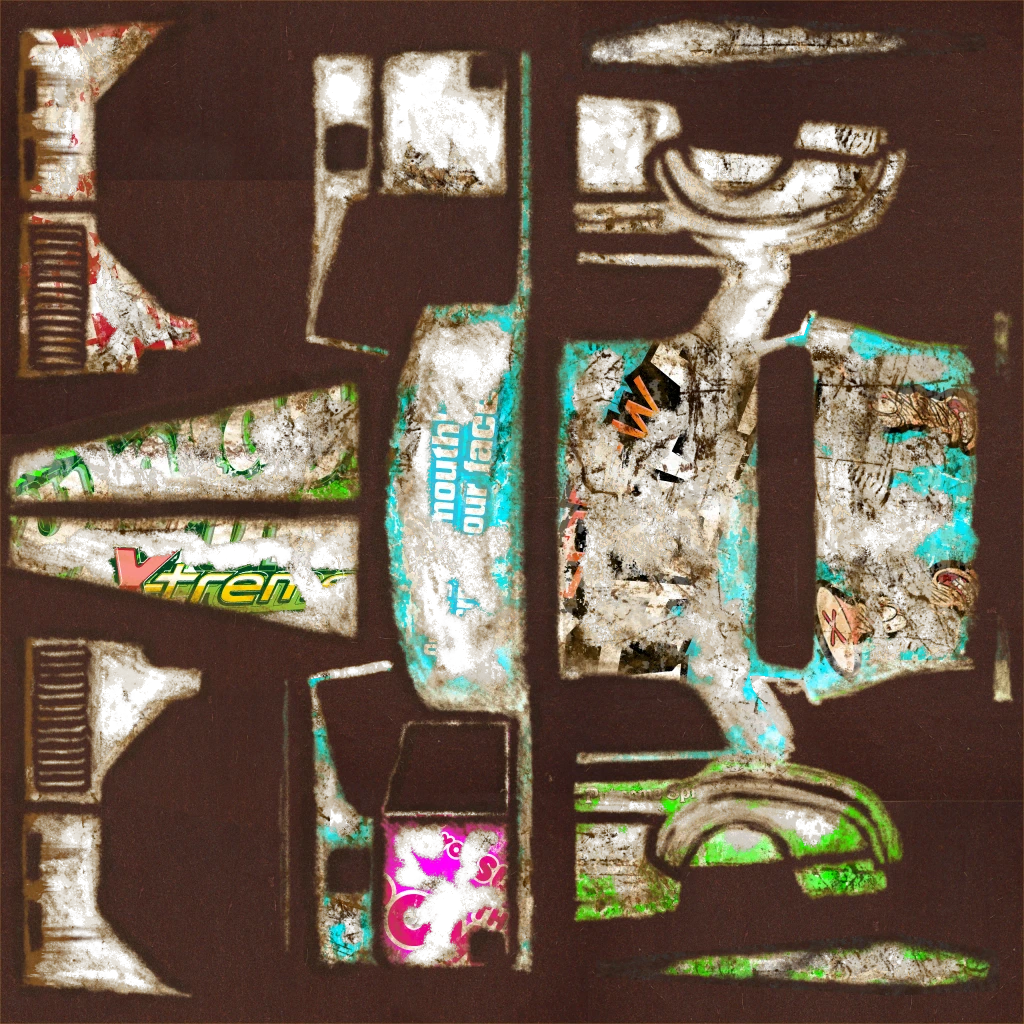 MTL Nightmare Cerberus livery 1 template