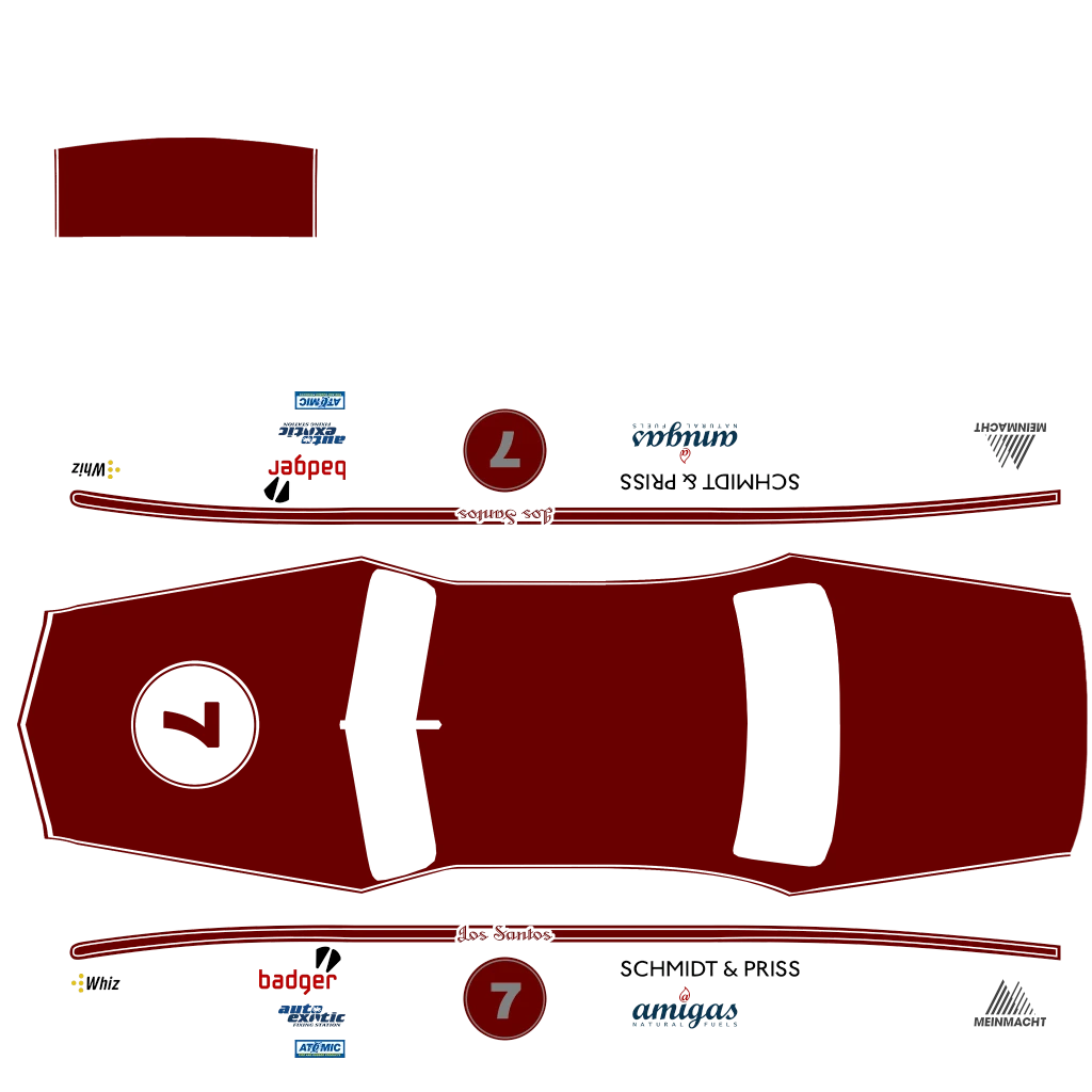 Vapid Clique livery 10 template