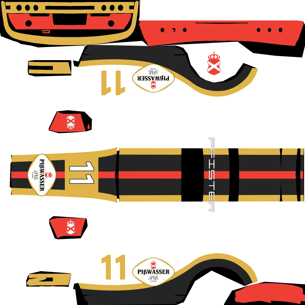 Pfister Comet Safari livery 6 template