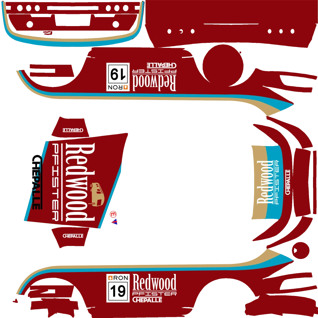 Pfister Comet Safari livery 8 template