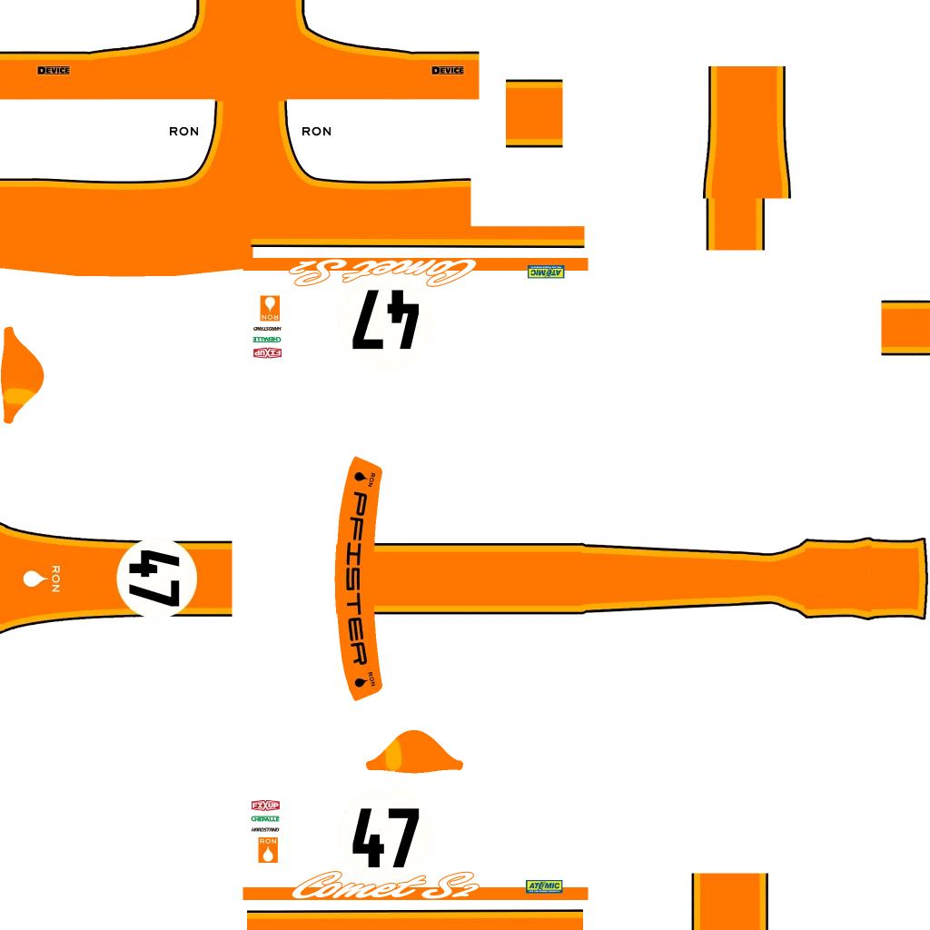 Pfister Comet S2 livery 12 template