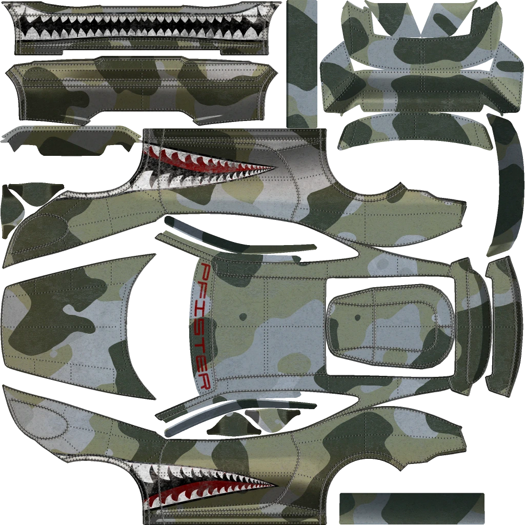 Pfister Comet S2 livery 13 template