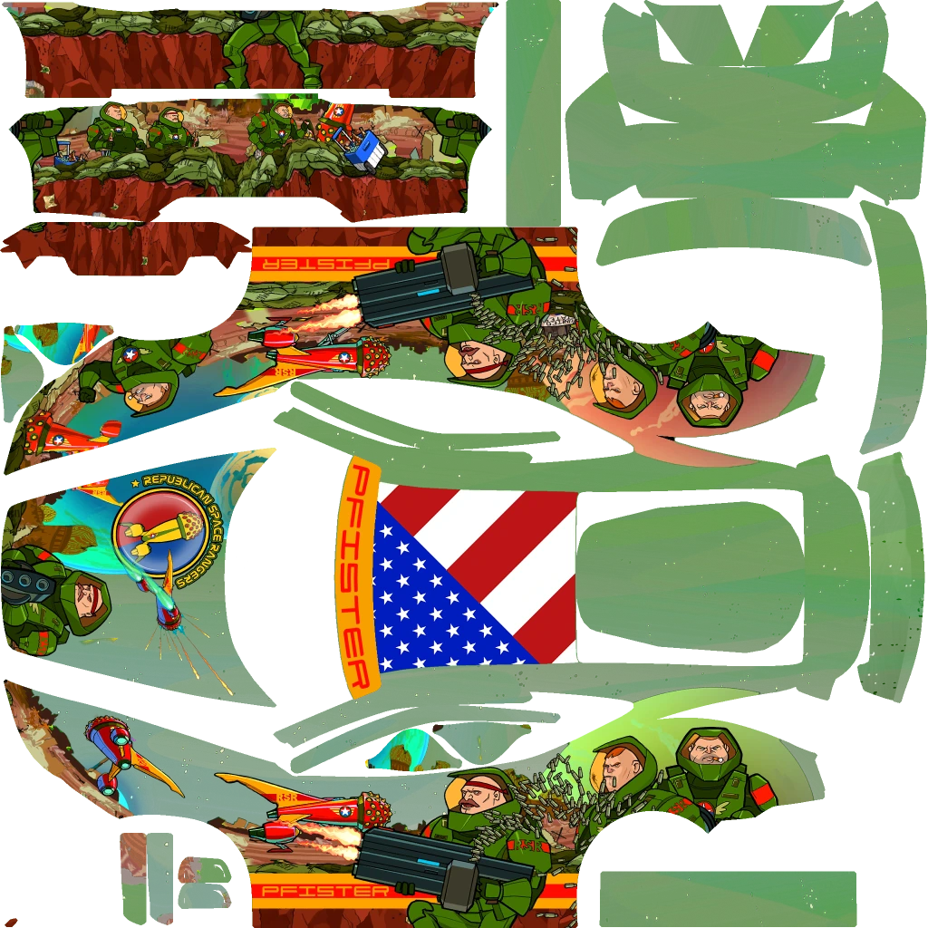 Pfister Comet S2 livery 15 template