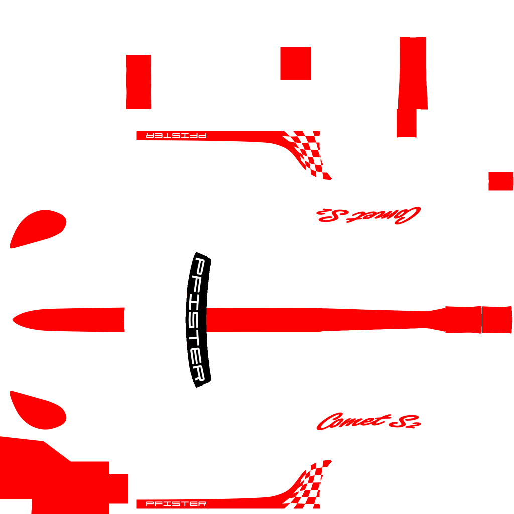 Pfister Comet S2 livery 7 template