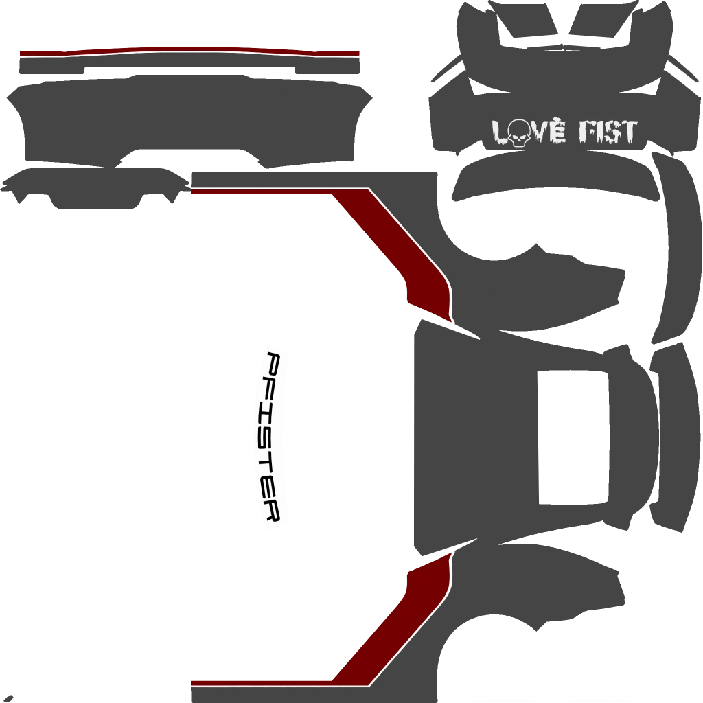 Pfister Comet S2 Cabrio livery 10 template