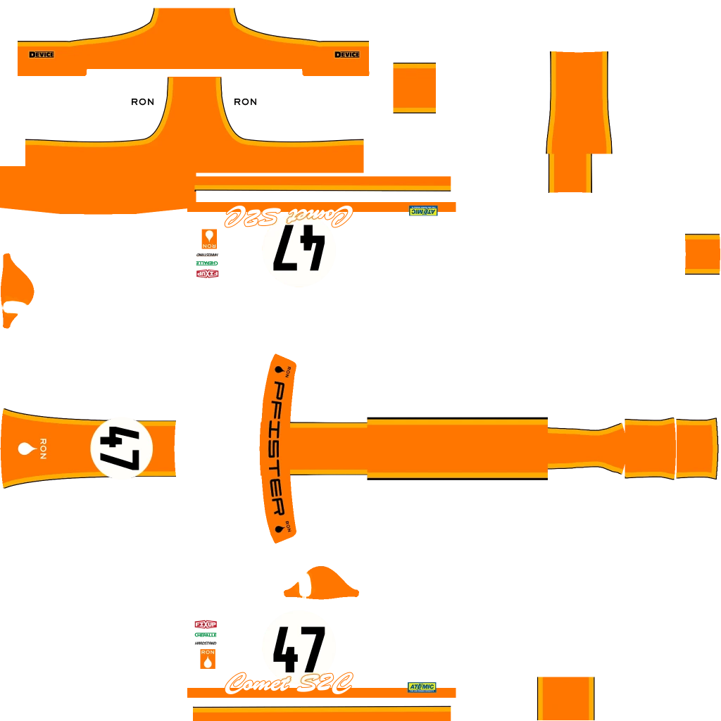 Pfister Comet S2 Cabrio livery 7 template
