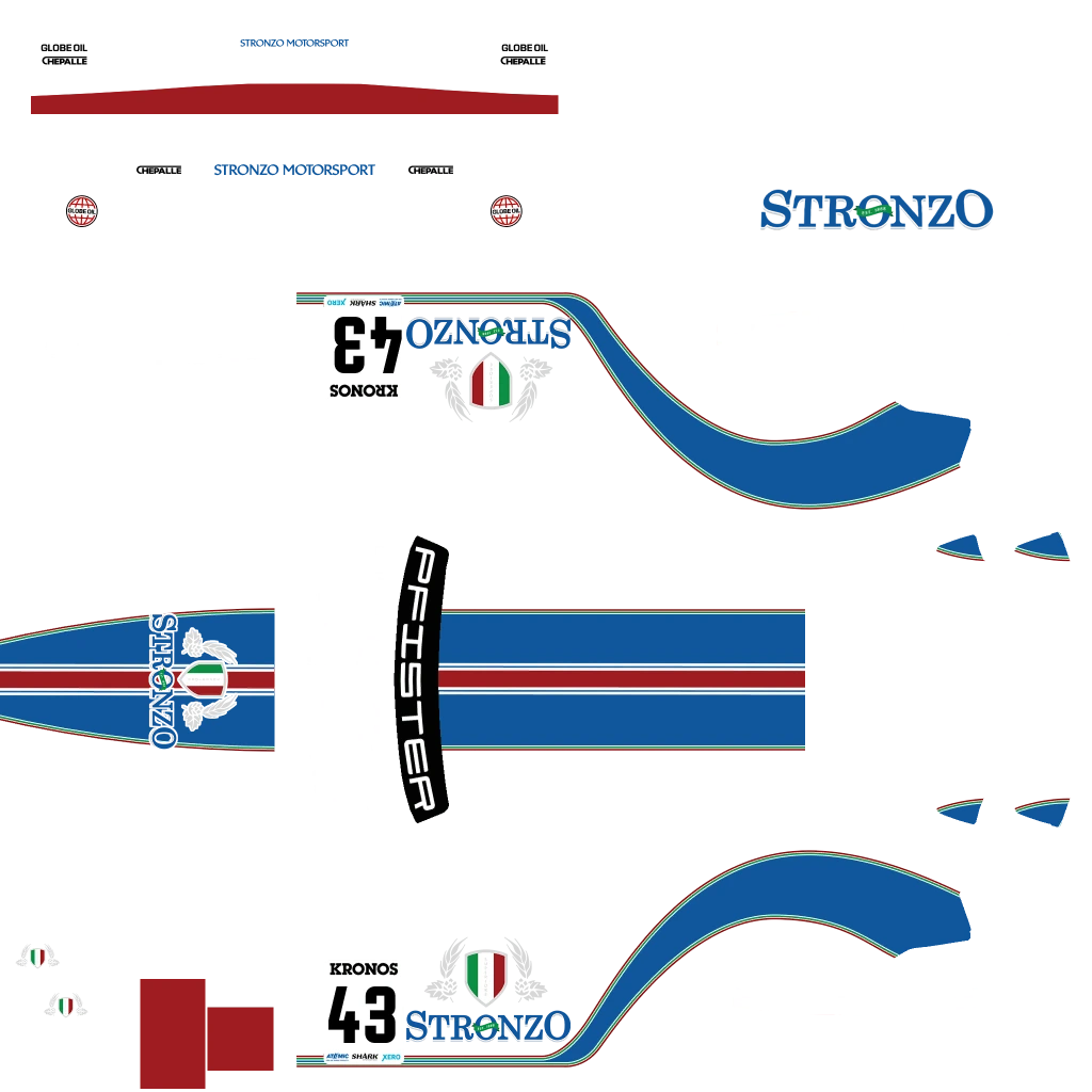 Pfister Comet S2 Cabrio livery 8 template