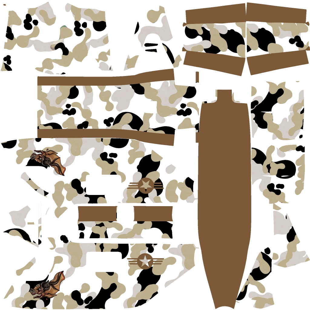 Buckingham Weaponized Conada livery 7 template