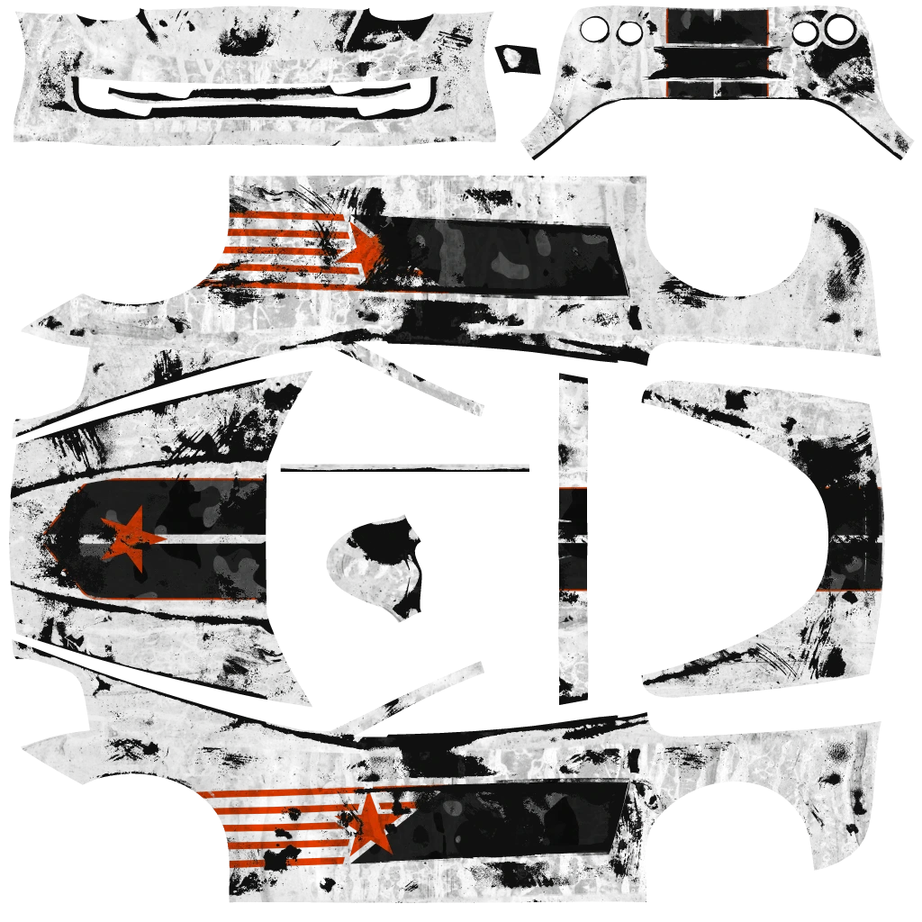 Invetero Coquette D5 livery 10 template