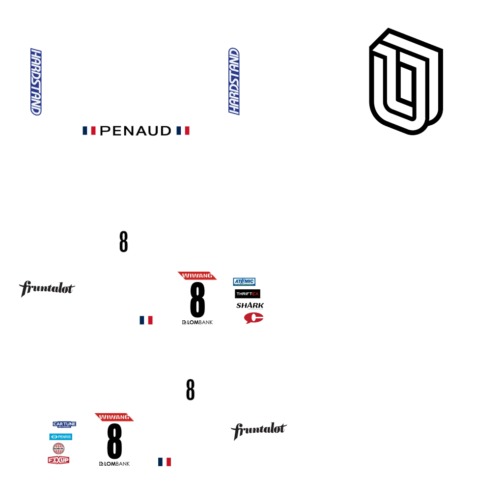 Penaud La Coureuse livery 7 template