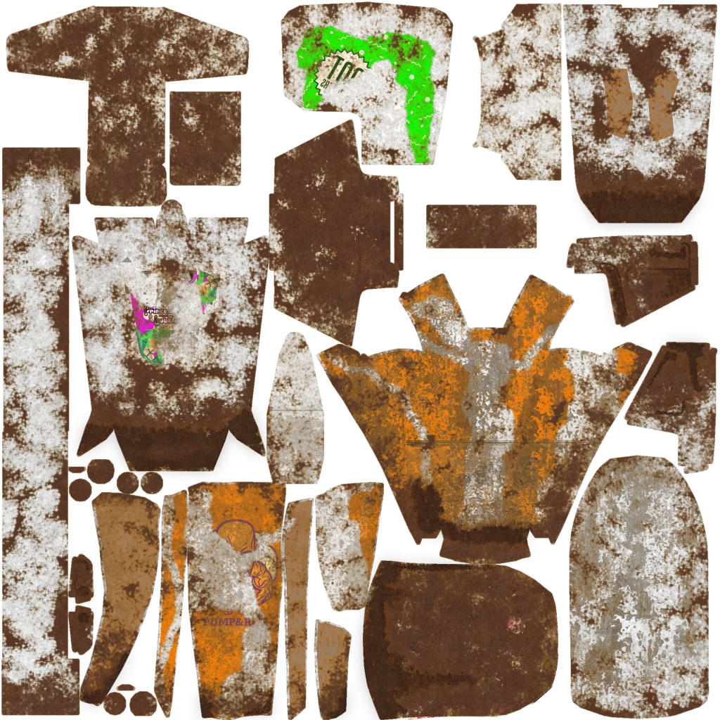 Western Nightmare Deathbike livery 4 template