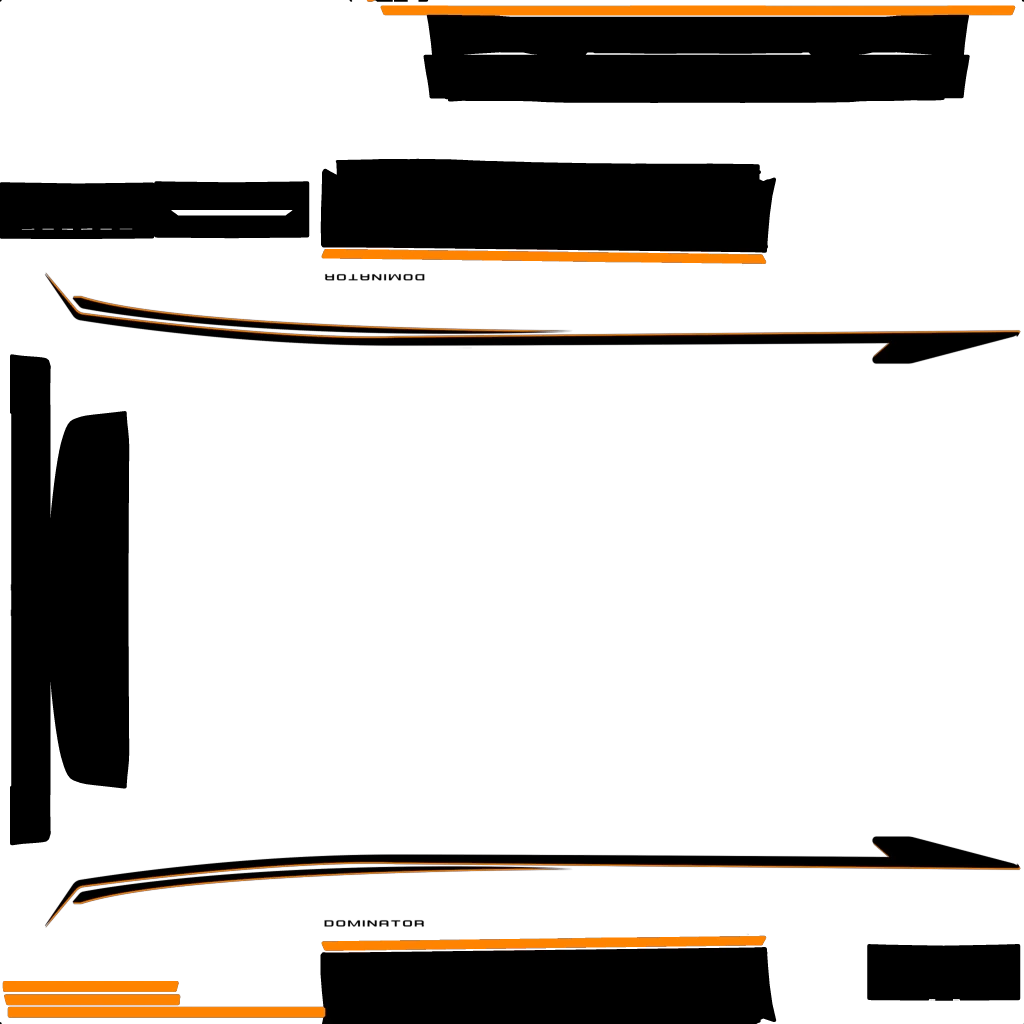 Vapid Dominator FX livery 6 template