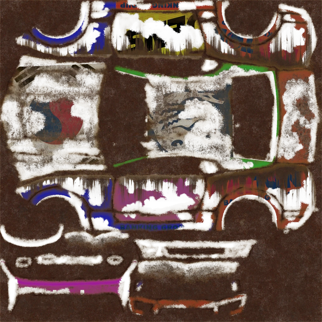 Vapid Nightmare Dominator livery 2 template