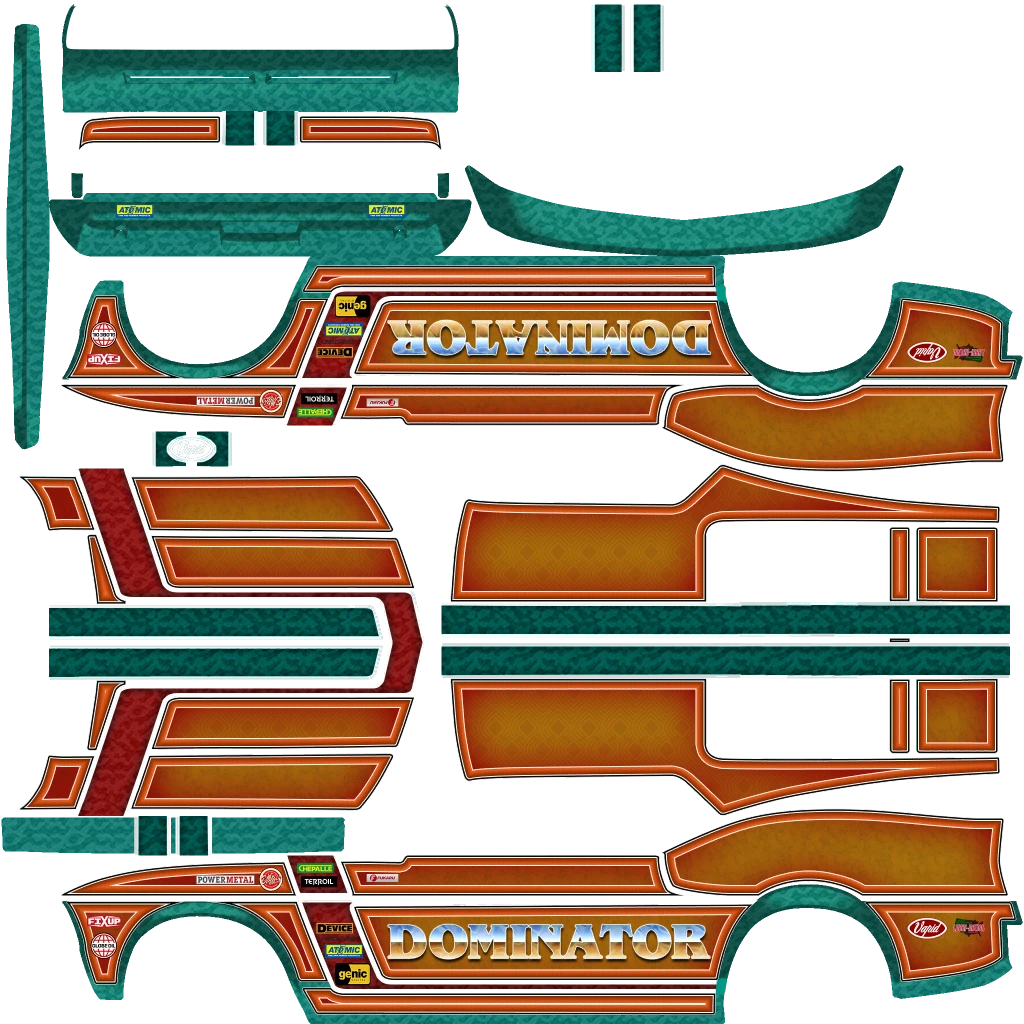Vapid Dominator GTT livery 15 template