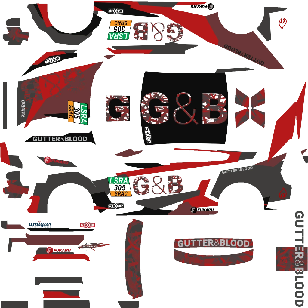 Obey 8F Drafter livery 9 template