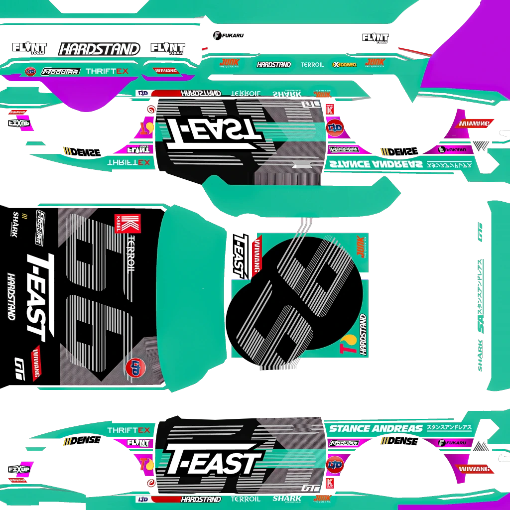 Karin Futo GTX livery 4 template