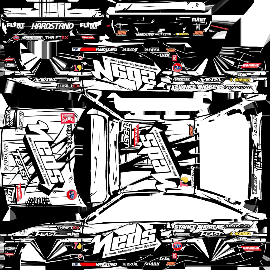 Karin Futo GTX livery 8 template
