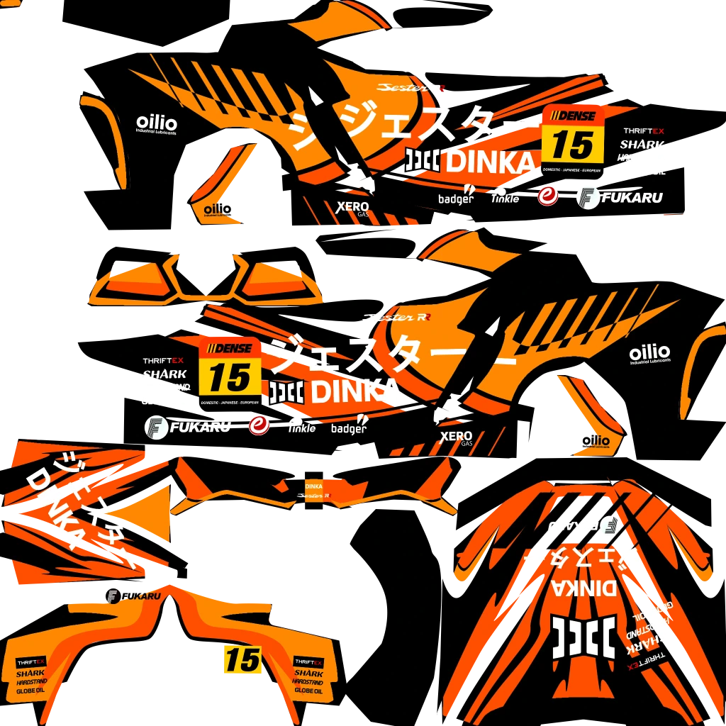 Dinka Jester RR livery 19 template