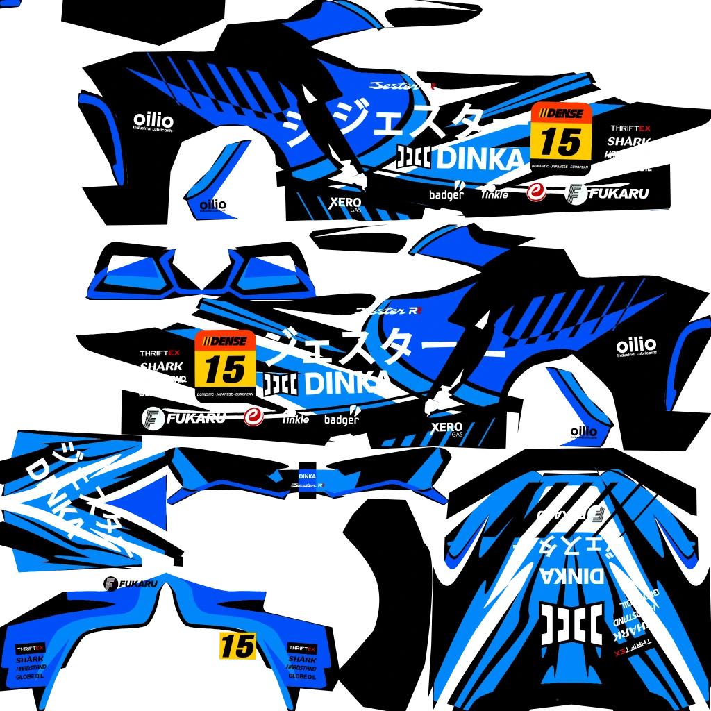Dinka Jester RR livery 20 template