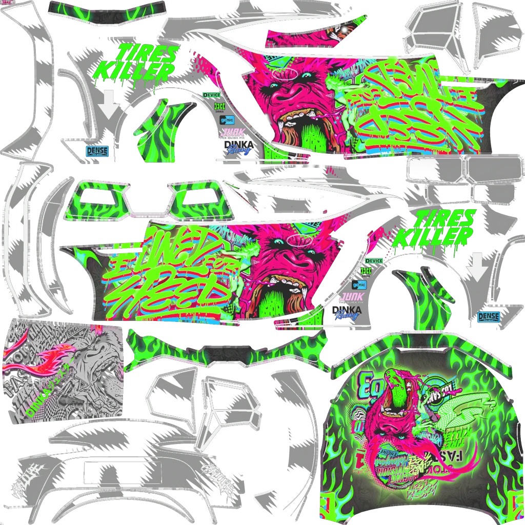 Dinka Jester RR livery 23 template