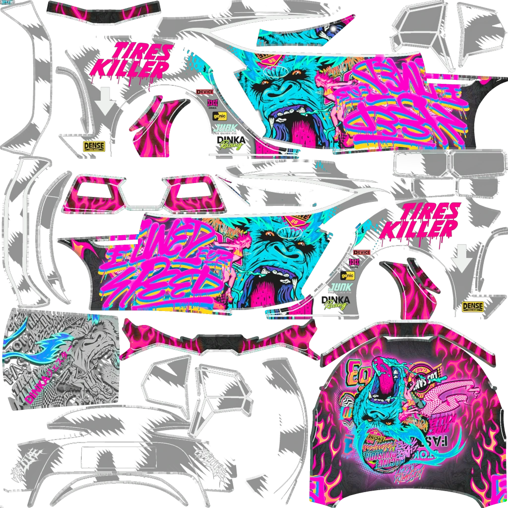 Dinka Jester RR livery 24 template
