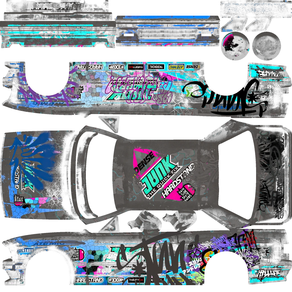 Ubermacht Sentinel Classic Widebody livery 19 template