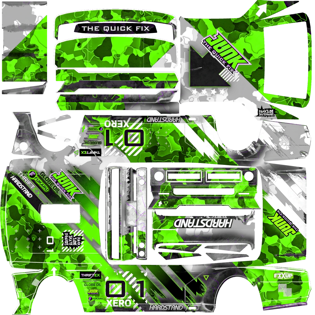 Declasse Drift Tampa livery 6 template