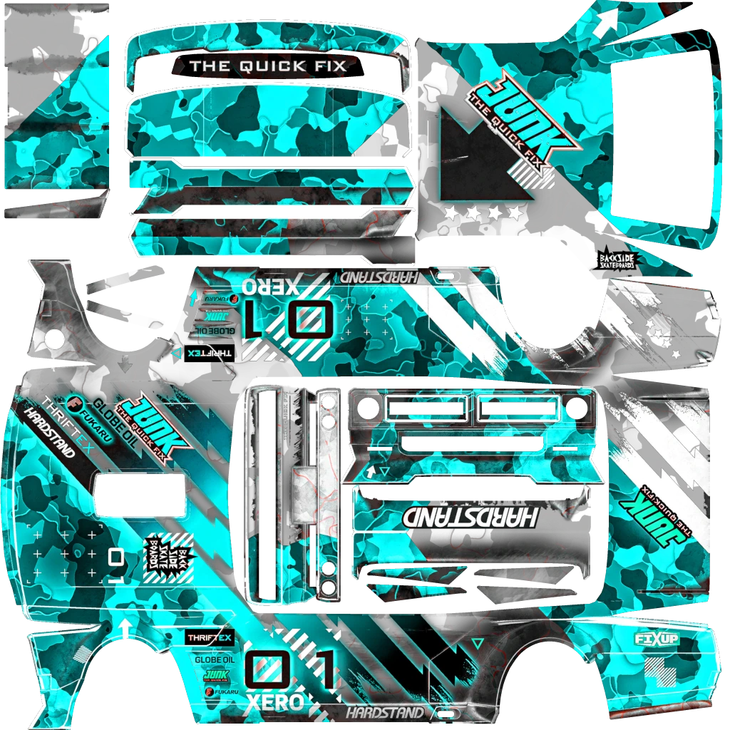 Declasse Drift Tampa livery 7 template