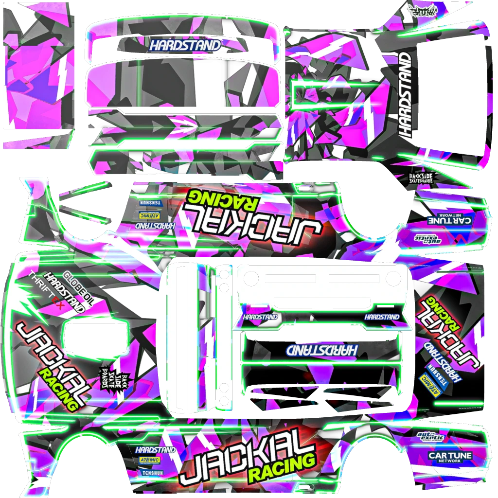 Declasse Drift Tampa livery 8 template