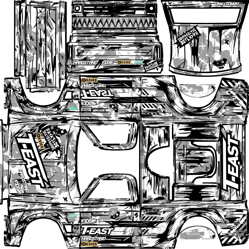 Declasse Drift Yosemite livery 12 template