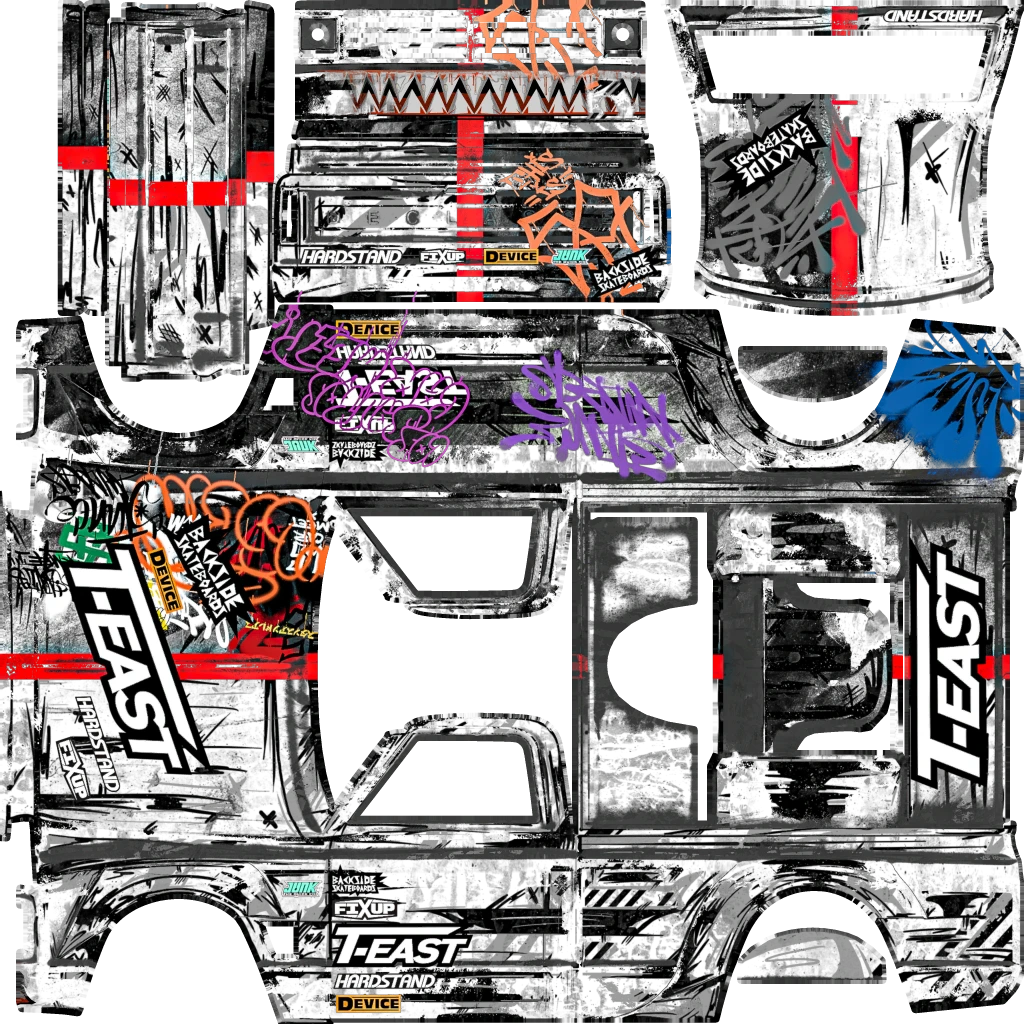 Declasse Drift Yosemite livery 13 template