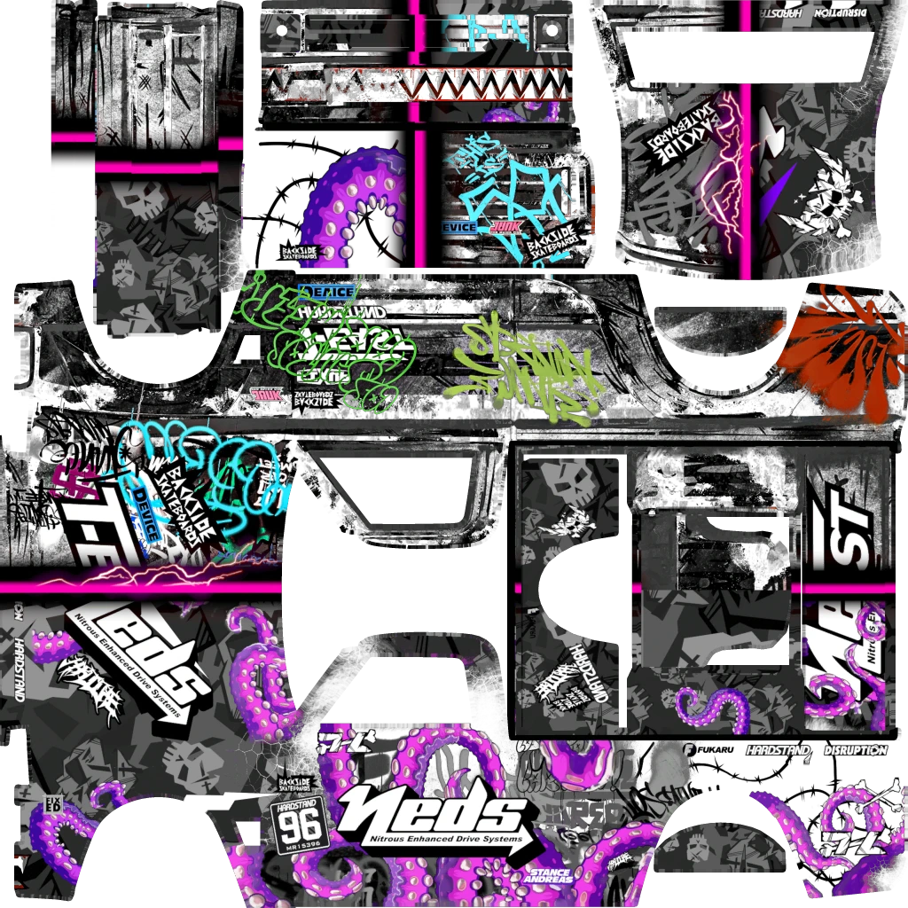 Declasse Drift Yosemite livery 14 template