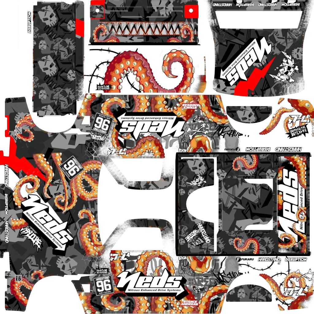 Declasse Drift Yosemite livery 18 template