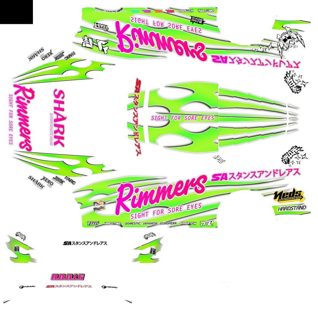 Annis ZR350 livery 16 template