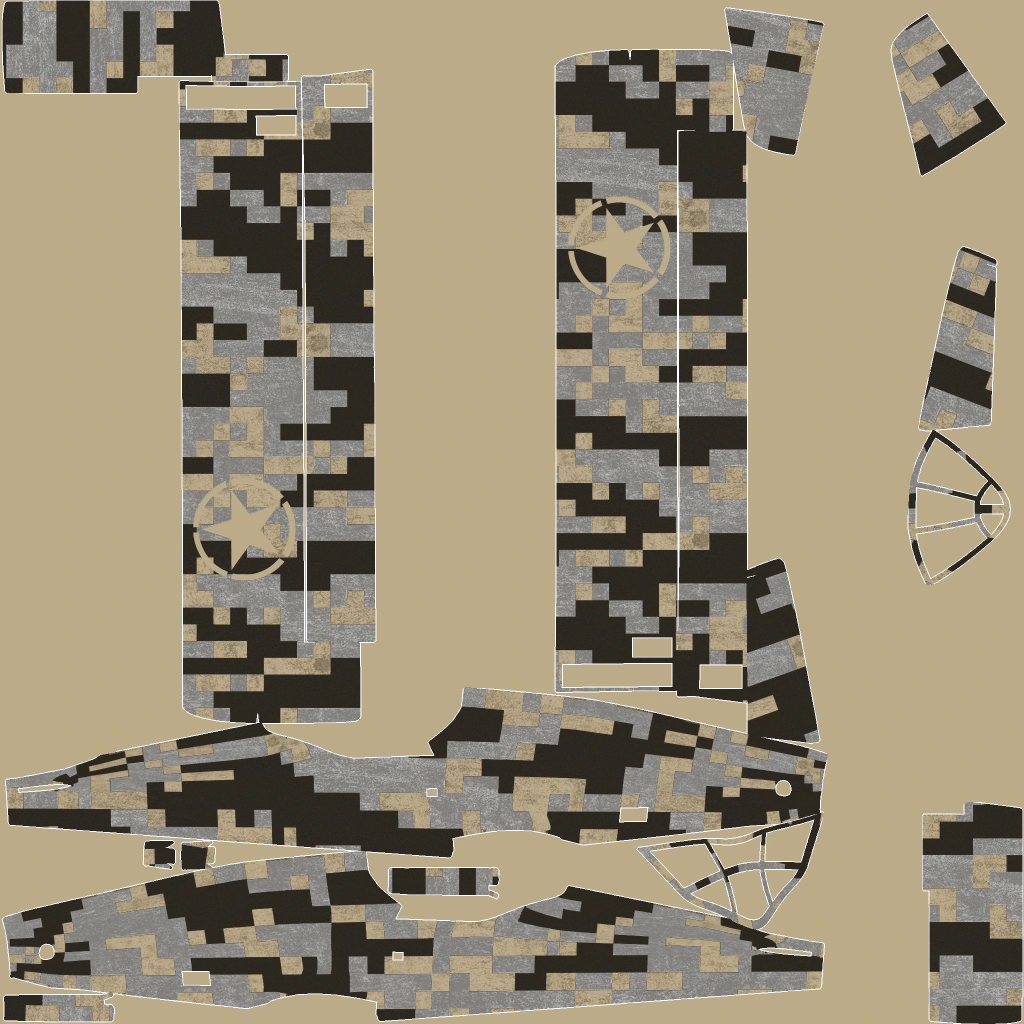 Western Duster 300-H livery 20 template