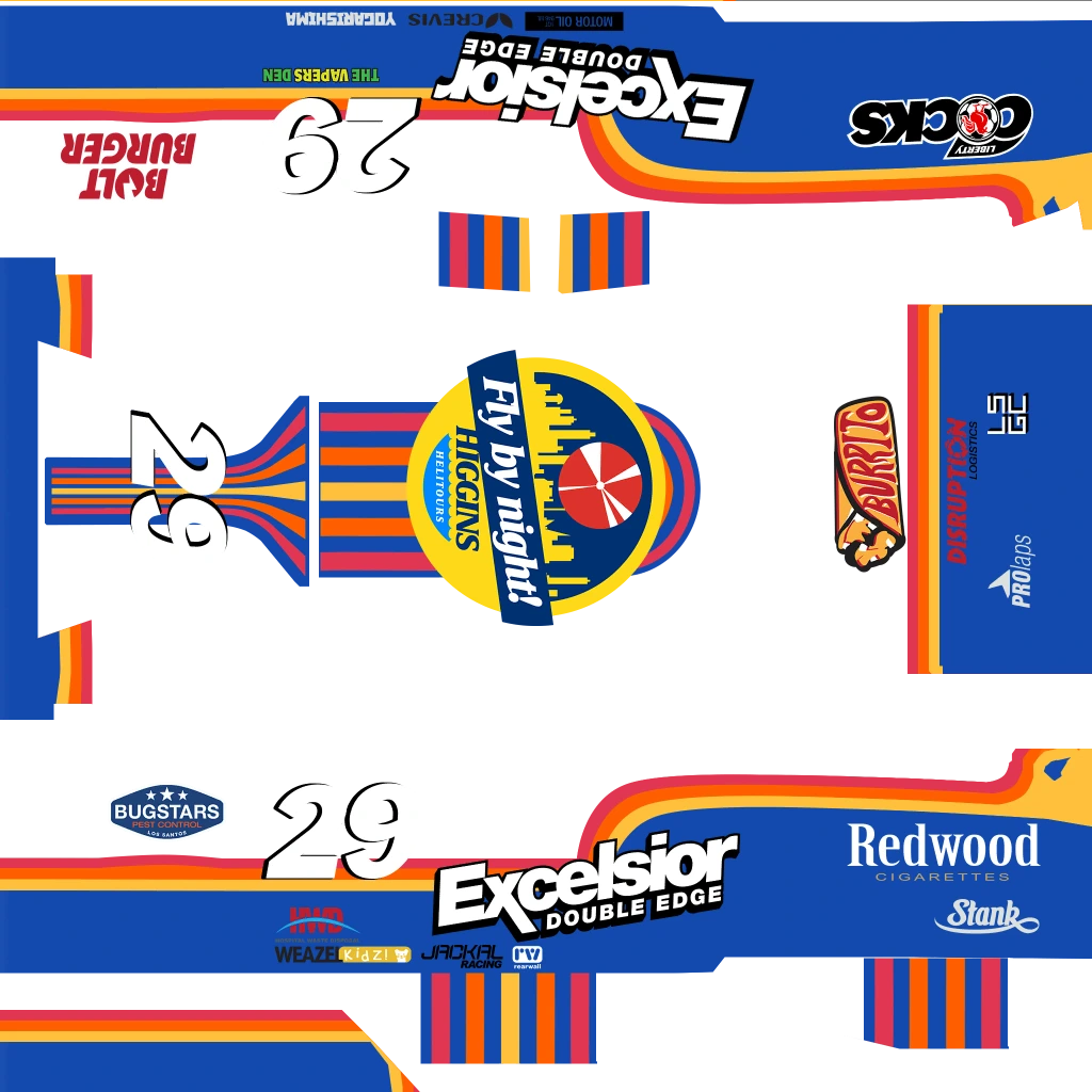 Weeny Dynasty livery 3 template