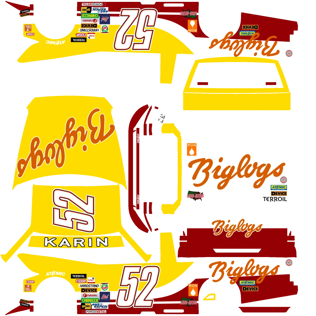 Karin Hotring Everon livery 15 template