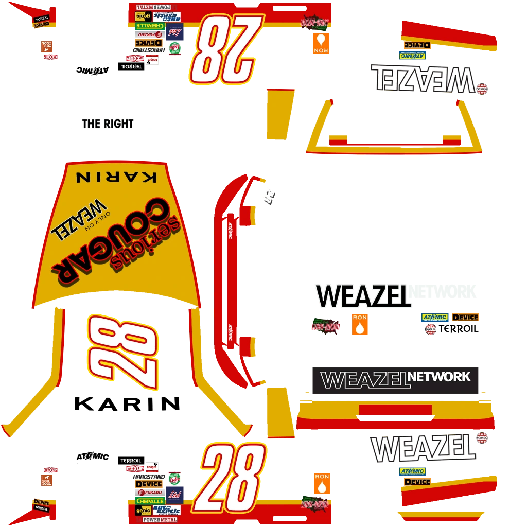 Karin Hotring Everon livery 25 template