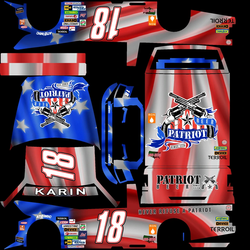 Karin Hotring Everon livery 5 template